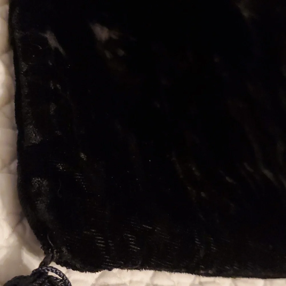 Vtg L.J.S Collection Velvet Bag - Picture 5 of 13